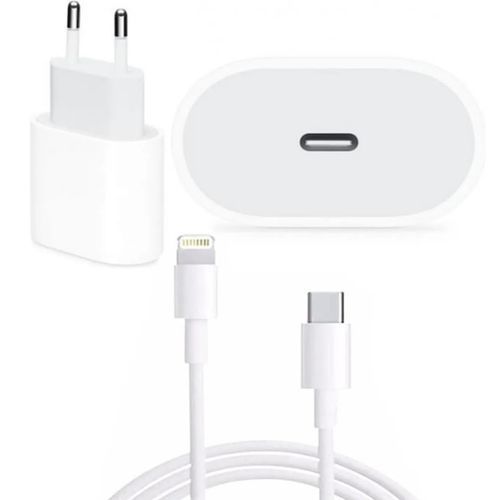 CHARGEUR ULTRA RAPIDE TYPE C VS LIGHTNING POUR TOUT IPHONE ULTRAPUISSANT